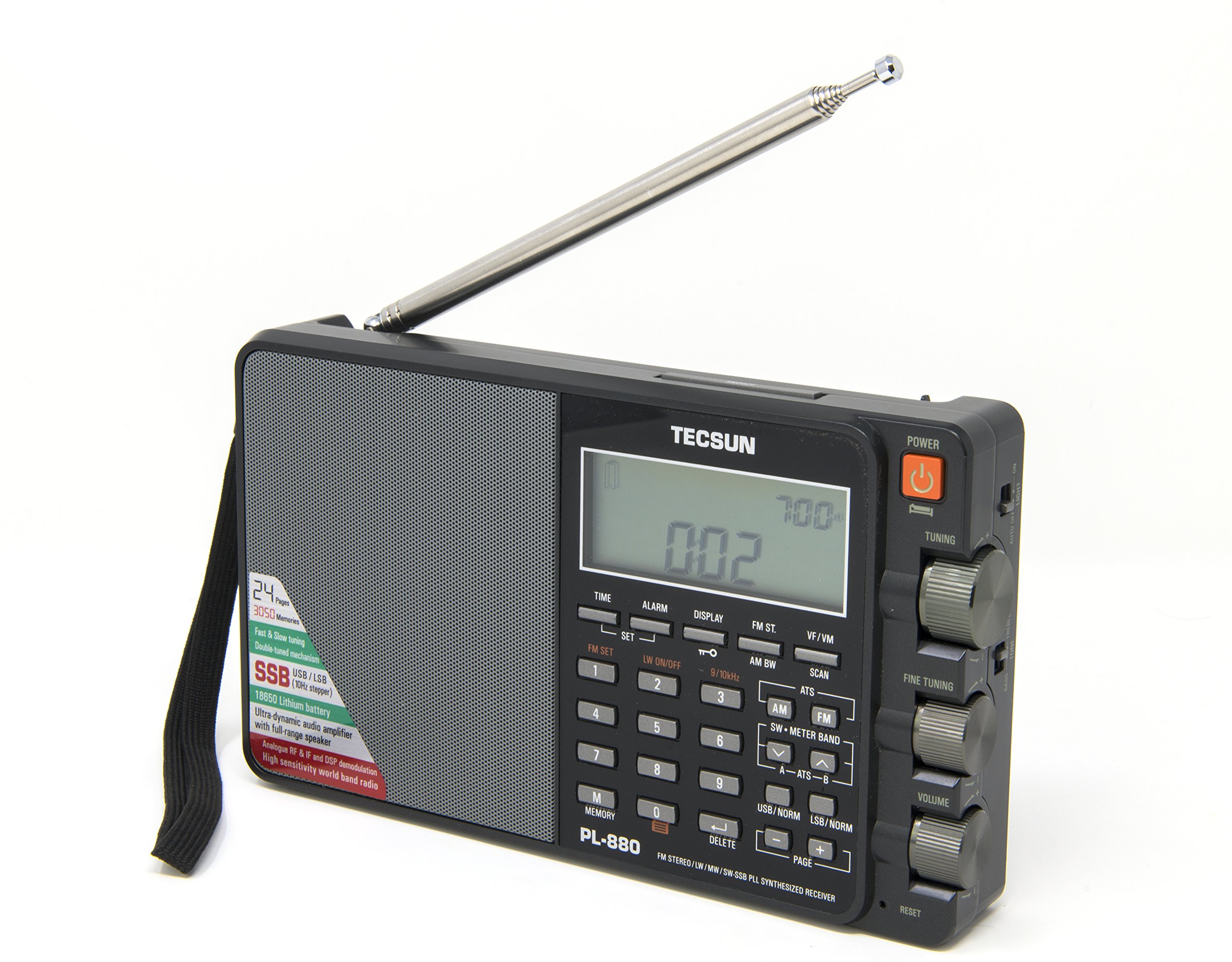 Amazon.co.jp: TECSUN PL-880 FM/LW/MW/SW SSB PLL Short Wave Radio